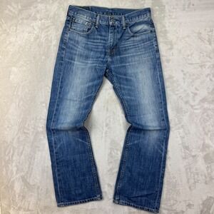 Levi 527 Low Slim Bootcut Jeans Mens 32x30 Blue Denim Casual Classic Pants